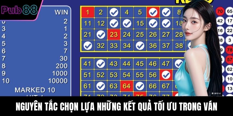 Nguyên tắc chọn lựa những kết quả tối ưu trong ván